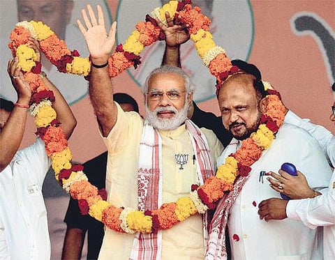 சிறு வயதில் அசாம் டீ விற்று வந்தேன்: அசாம் தேர்தல் பிரச்சாரத்தில் பிரதமர் நரேந்திர மோடி உருக்கம்