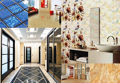 கம்பீரம் தரும் டாம்பீக டைல்கள்