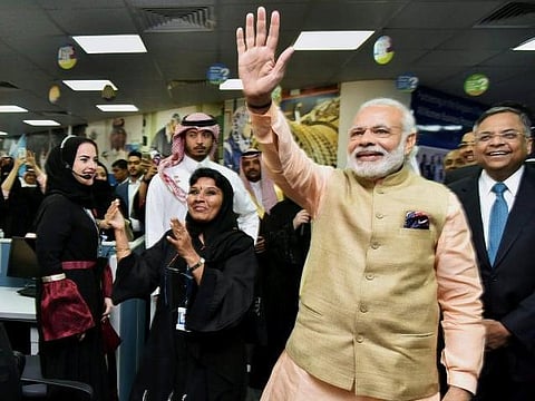 சவுதி மன்னருடன் பிரதமர் மோடி சந்திப்பு: இருதரப்பு உறவை வலுப்படுத்த ஆலோசனை