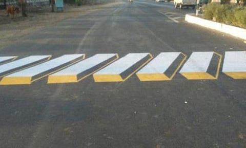 3டி வேகத்தடையை பயன்படுத்த மத்திய அரசு முடிவு