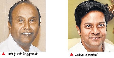 தந்தையின் அரசியல் செயல்பாட்டில் மீனாட்சி மிஷன் மருத்துவமனைக்கு தொடர்பு இல்லை: மருத்துவர் சேதுராமன் மகன் குருசங்கர் தகவல்