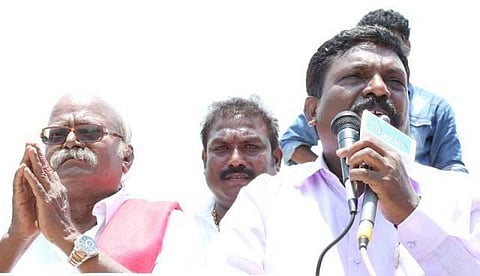 அதிமுகவின் கவர்ச்சி திட்டங்களால் மக்கள் ஏமாறமாட்டார்கள்: திருமாவளவன்