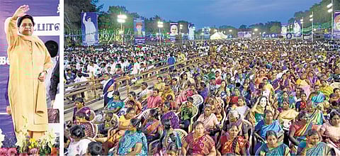 இலவசங்கள் தருவதாக சொல்லி திமுகவும், அதிமுகவும் தமிழக மக்களை பிச்சைக்காரர்கள் ஆக்குகின்றன: பகுஜன் சமாஜ் தலைவர் மாயாவதி குற்றச்சாட்டு