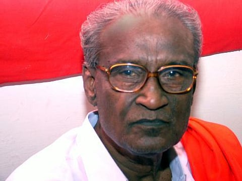 தேர்தலில் கருணாநிதி போட்டியிடுவது எதற்கு? - தா.பாண்டியன் விளக்கம்