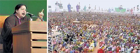 திமுகவும் காங்கிரஸும் ஊழலில் விளையாடிய கூட்டணி: ஜெயலலிதா குற்றச்சாட்டு