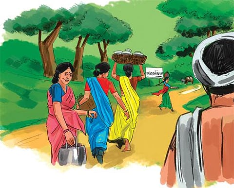 எங்க ஊரு வாசம்: பயணத்தில் பசி தீர்க்கும் உருண்டைச் சோறு!