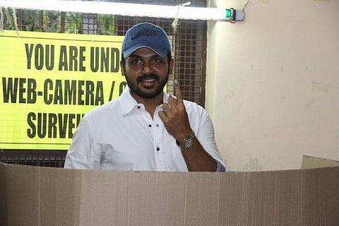 புதிய அரசு விவசாயத்துக்கு முன்னுரிமை தரவேண்டும்: கார்த்தி வேண்டுகோள்