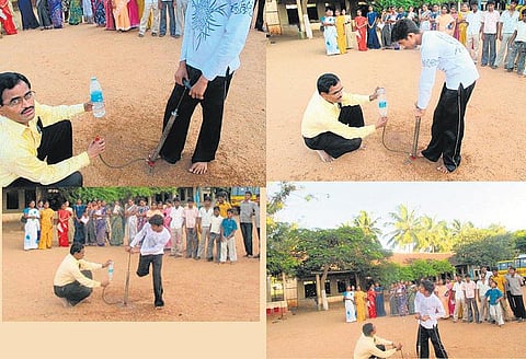 அடடே அறிவியல்: காற்றில் பறக்கும் பாட்டில்