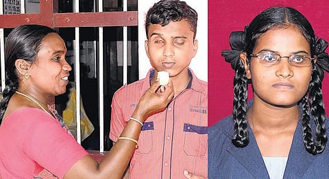 பார்வையற்றோர் பிரிவில் கார் ஓட்டுநர் மகன் முதலிடம்