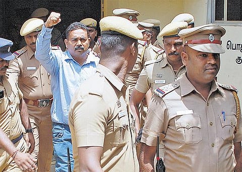 திருப்பூர் நீதிமன்றத்தில் மாவோயிஸ்ட் தம்பதி ஆஜர்