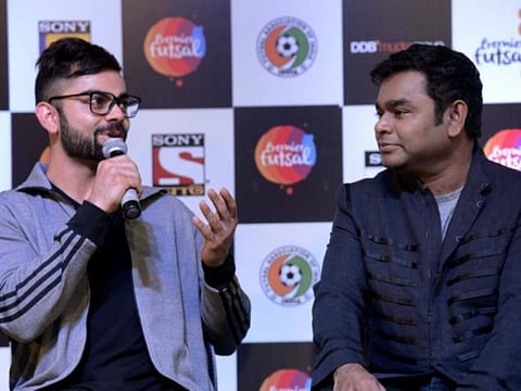 ஏ.ஆர்.ரஹ்மான் இசையில் பாடும் விராட் கோலி