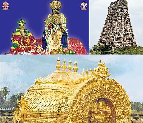 தைலக்காப்பில் ஜொலிக்கும் பெரிய பெருமாள்