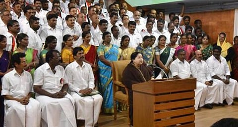 சிறந்த ஆட்சியை வழங்குவதே லட்சியம்: ஜெயலலிதா பேச்சு