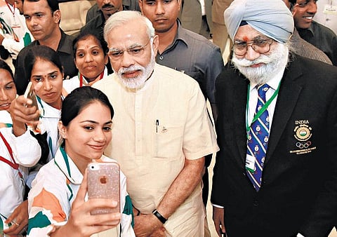 ஒலிம்பிக் வீரர்களுக்கு பிரதமர் மோடி வாழ்த்து