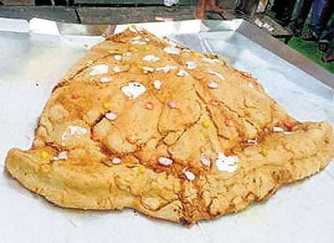 கின்னஸ் சாதனைக்காக 332 கிலோ சமோசா