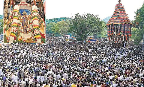 அழகர் கோயிலில் ஆடித் தேரோட்டம்: திரளான பக்தர்கள் பங்கேற்பு