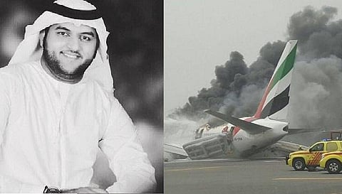 துபாய் விமான விபத்தில் பல உயிர்களை காப்பாற்றிய தீயணைப்பு வீரர் மரணம்