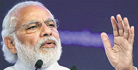 என்டிபிசி மின் திட்டத்துக்கு அடிக்கல் நாட்டினார் மோடி