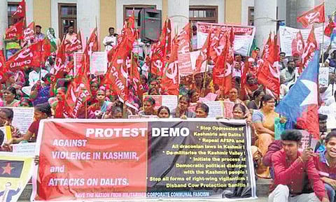 மாட்டிறைச்சி விழா ஏற்பாட்டாளர்கள் கைது: மைசூருவில் தலித் அமைப்புகள் கண்டனம்