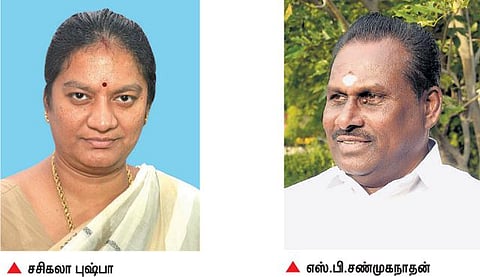 அமைச்சர் எஸ்.பி.சண்முகநாதனிடம் இருந்து கட்சிப் பதவி பறிப்புக்கு சசிகலா புஷ்பா விவகாரம் காரணமா?
