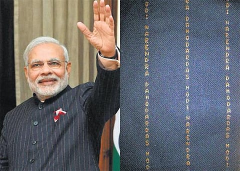 உலகில் அதிக தொகைக்கு ஏலம்: கின்னஸில் இடம்பிடித்த மோடியின் ஆடை