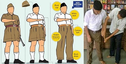 ஆர்எஸ்எஸ் சீருடையில் பேன்ட்- 91 ஆண்டுக்கு பின் மாற்றம்