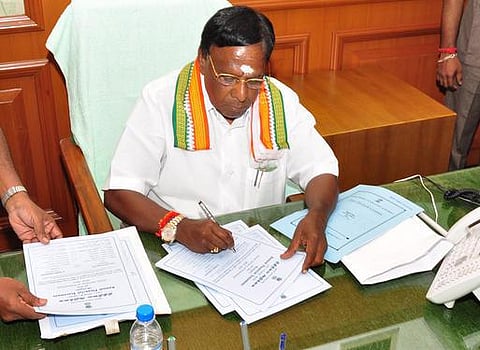 மத்திய அரசின் உதவி இல்லாமல் மாநிலத்தில் வளர்ச்சி காண முடியாது: நாராயணசாமி பேச்சு