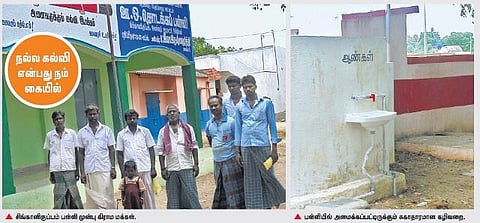 முன்மாதிரி பள்ளியை உருவாக்கும் சிங்காணிகுப்பம் கிராம மக்கள்