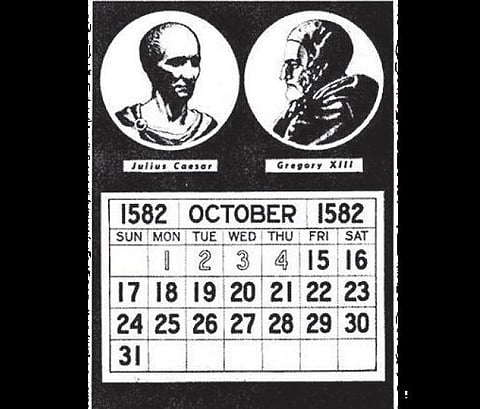 காலண்டரால் காணாமல் போன நாட்கள்