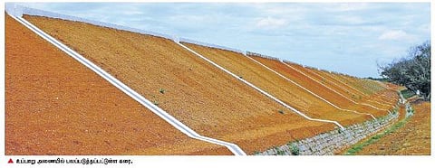 நிறைவடையும் நிலையில் சிறுபத்தூர் உப்பாறு அணை புனரமைப்புப் பணி