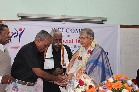 சாதியை ஒழிக்காமல் தேசத்தை கட்டமைக்க முடியாது: பெங்களூருவில் அம்பேத்கரின் பேரன் பேச்சு