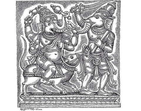 அற்புதக் கதை சொல்லும் அழகான சிற்பங்கள் 02: கணேசனும்... கஜமுகாசுரனும்!