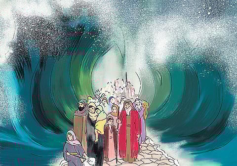 பைபிள் கதைகள் 26: இரண்டாய்ப் பிளந்த செங்கடல்