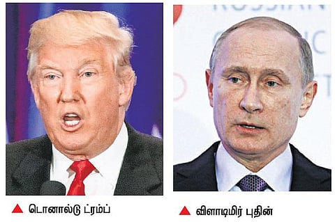 அமெரிக்கா, ரஷ்யா இடையிலான உறவை புதுப்பிக்க இணைந்து பணியாற்றுவோம்: டொனால்டு ட்ரம்ப், விளாடிமிர் புதின் ஒப்புதல்