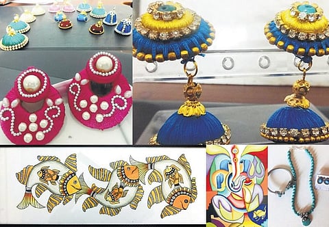 போகிற போக்கில்: சின்னச் சின்ன சில்க் திரெட் நகைகள்!