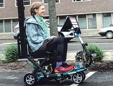 டிரைவர் இல்லாமல் ஓடும் ஸ்கூட்டர்!