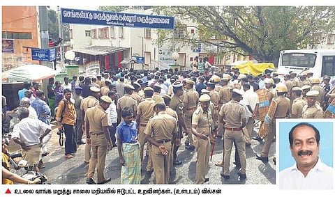 செங்கல்பட்டில் திமுக பிரமுகர் கொலை: உடலை வாங்க மறுத்து உறவினர்கள் மறியல்