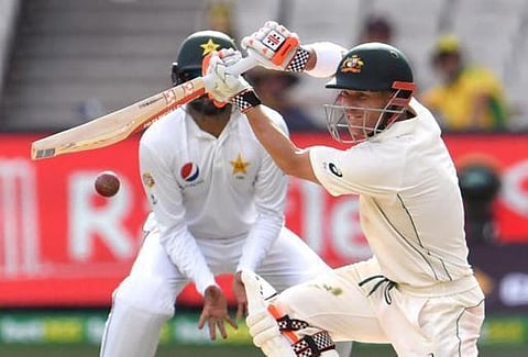 டேவிட் வார்னர் அதிரடி சதம்: வேக ரன் குவிப்பில் ஆஸ்திரேலியா 278/2