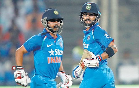 கோலி, கேதார் ஜாதவ் சதம் விளாசல்: இந்திய அணி த்ரில் வெற்றி