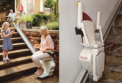 வீடுகளில் முதியவர்களுக்கான புதிய லிப்ட்