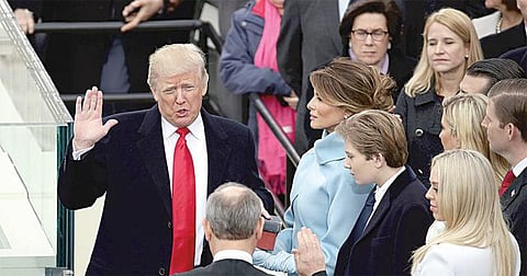 அமெரிக்காவின் 45-வது அதிபராக பதவியேற்றார் டொனால்டு ட்ரம்ப்: பிரதமர் நரேந்திர மோடி வாழ்த்து