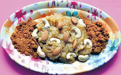 ராகி கருப்பட்டி அல்வா