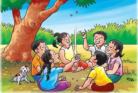 தினுசு தினுசா விளையாட்டு: ஏழாங்கல்..!