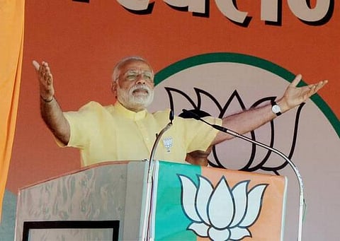 ஊழல், கறுப்புப் பணத்துக்கு எதிரான நடவடிக்கை தொடரும்: பிரதமர் நரேந்திர மோடி உறுதி