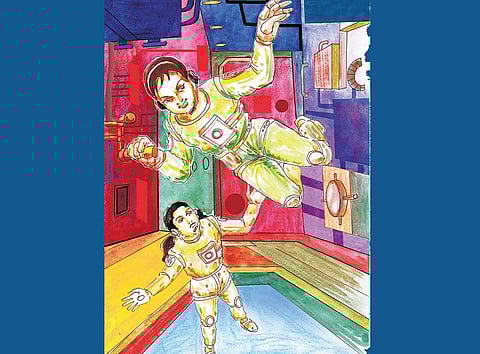 வாங்க, நிலவுக்குப் போகலாம்: விண்வெளியில் டான்ஸ் ஆடும் திரவம்!