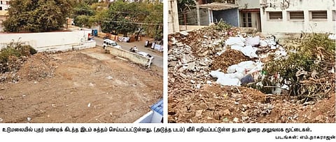 தி இந்து செய்தி எதிரொலி: உடுமலையில் வாகனம் நிறுத்தும் இடமாக மாறும் காலியிடம்