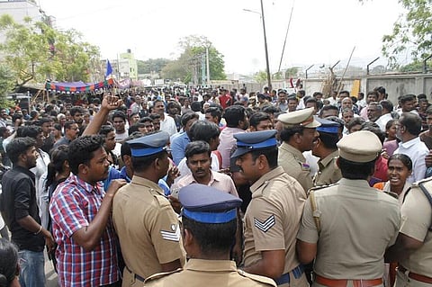 முத்துக்கிருஷ்ணன் மரணம்: 4 கோரிக்கைகளை வலியுறுத்தி விசிக போராட்டம்