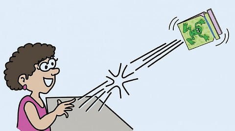 நீங்களே செய்யலாம்: விர்ரெனத் தாவும் தவளை!