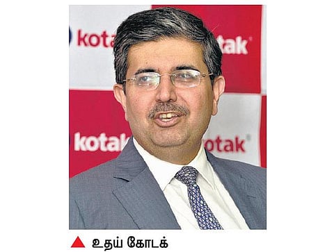 நீண்டகால அடிப்படையில் 5 வங்கிகள் மட்டுமே நிலைத்திருக்கும்: கோடக் மஹிந்திரா வங்கி துணைத் தலைவர் உதய் கோடக் கருத்து