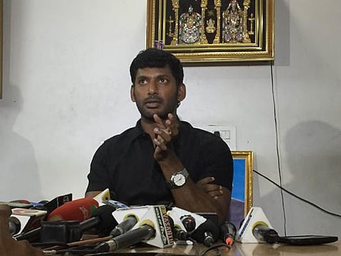 ஒரு டிக்கெட்டில் விவசாயிகளுக்கு ஒரு ரூபாய் அறிவிப்பு : விஷாலுக்கு திரையரங்கு உரிமையாளர்கள் சங்கம் கண்டனம்